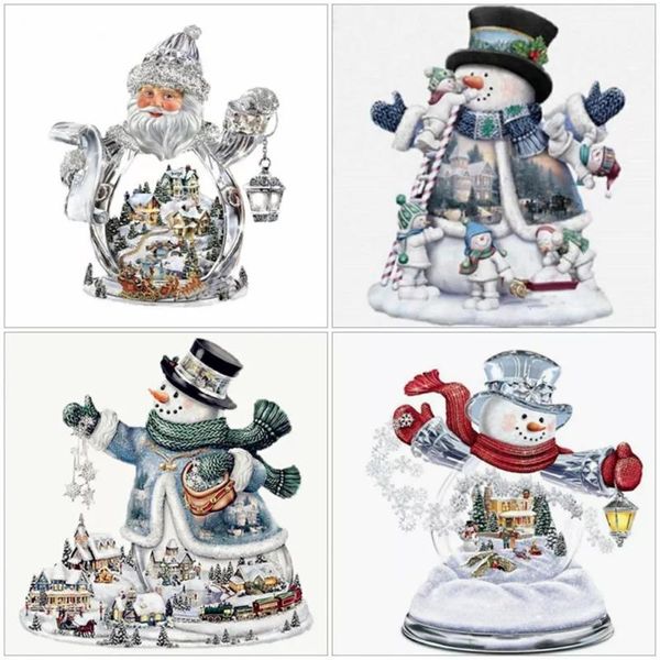 

diamond painting amy- 5d christmas snowman full square rhinestones picture embroidery sale home decor gift drop ship