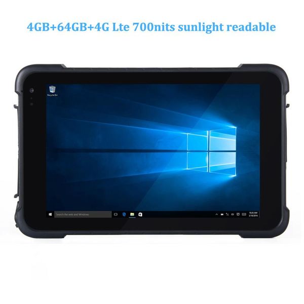 

inch 700nits high brightness rugged industrial tablet pc mobile data collector windows 10 o.s ip67 waterproof shockproof scanners
