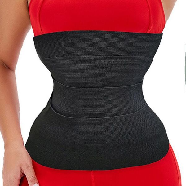 

women's shapers waist trainer shaperwear belt women slimming tummy wrap resistance bands cincher body shaper fajas control strap, Black;white