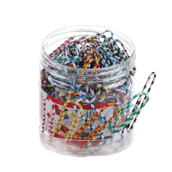 

filing supplies 200pcs paper clips, 28mm metal clips durable and rustproof notes for office school document organizing