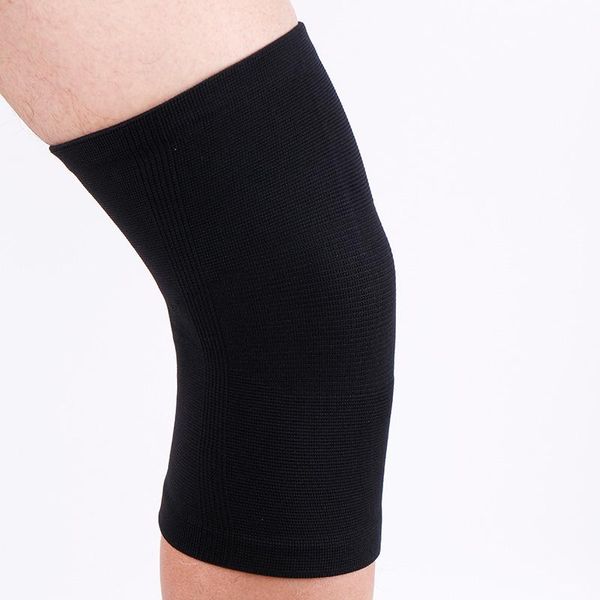 

elbow & knee pads 1pcs elastic sports leg support brace wrap protector compression safety pad hiking cycling running fitness, Black;gray