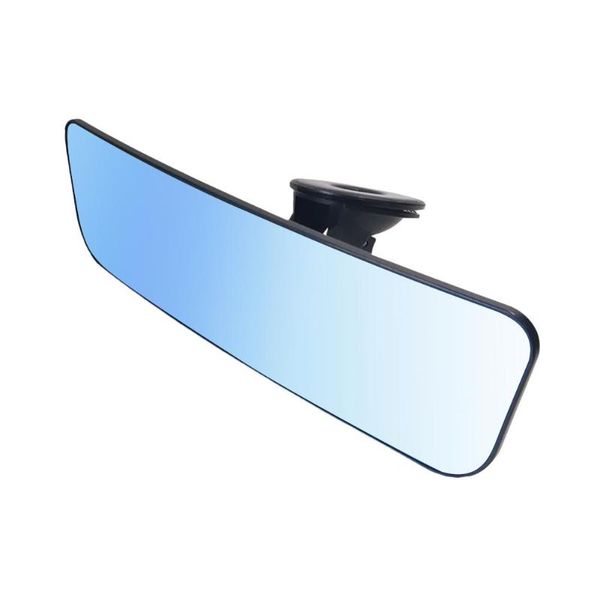 

other interior accessories anti-glare rear view mirror, universal car truck rearview mirror anti glare suction cup blue rotate r