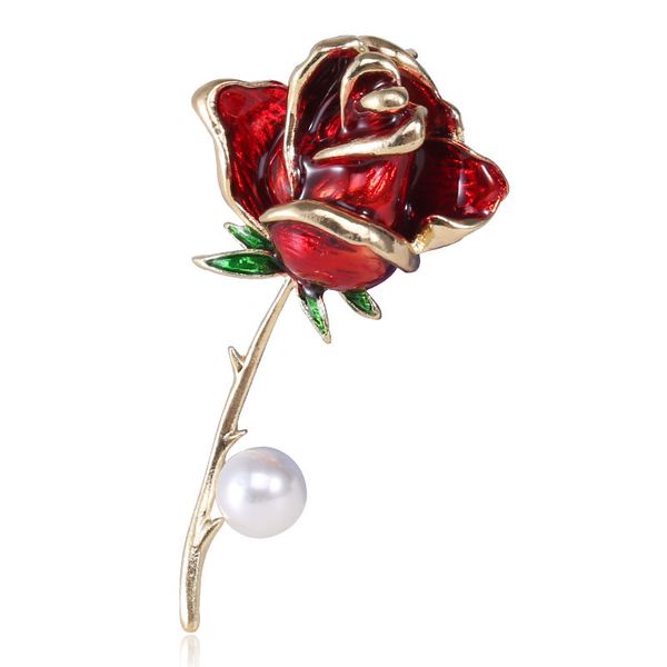 

factory creative rose brooch, fashionable personality, highend women's versatile coat, suit pin decoration, lovely brooch accessories c