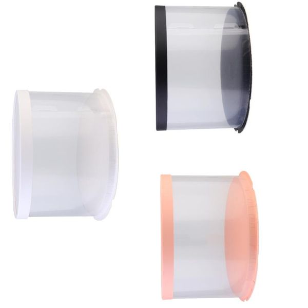 

gift wrap 3pcs transparent cake box round