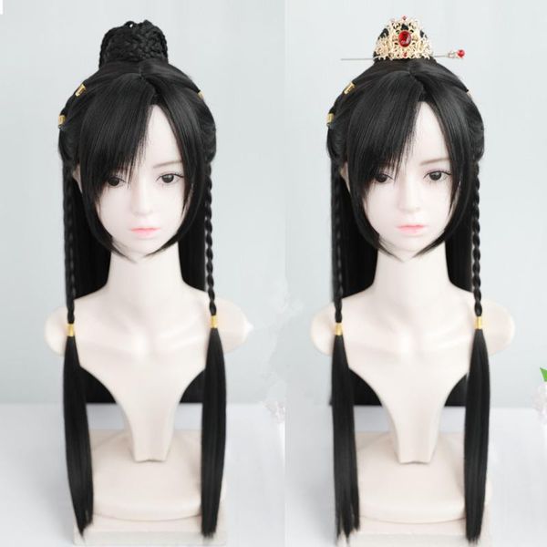 

other event & party supplies ancient china han dynasty lady princess hair product with braids wei and jin dynasties women in history chivalr