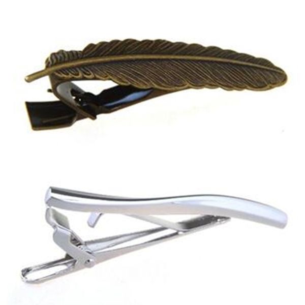 10 pçs / lote vintage clipes de folha de bronze especial s projetado pinos barras clasp laço jóias masculinas