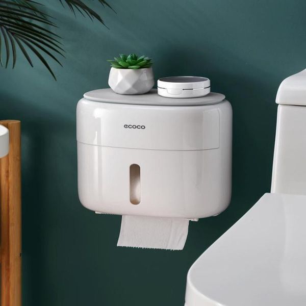 

tissue boxes & napkins toilet box waterproof punch-storage rack multifunctional creative paper extraction roll holder