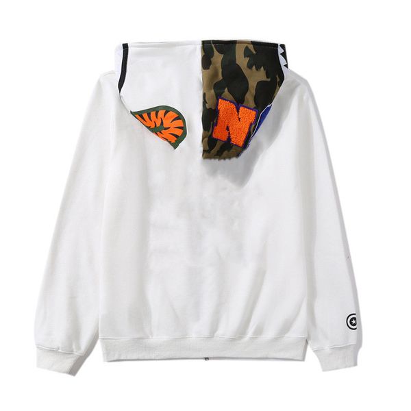 

famous designer men's and women's hoodie, zipper jacket, sweater, big logo, camouflage print, embroidery, trend, autumn, black whi