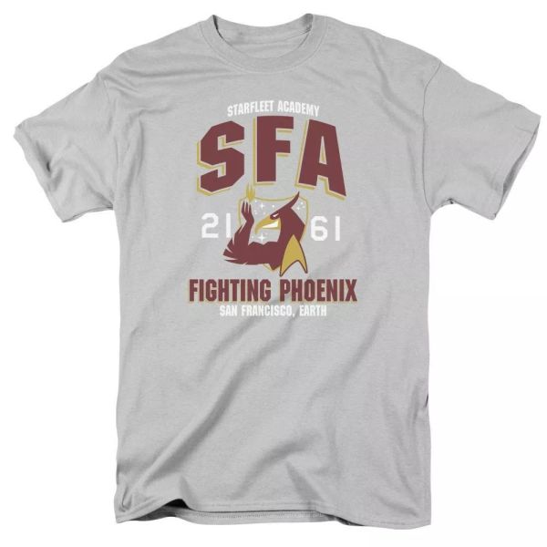 

star trek sfa fighting phoenix t-shirt sizes s-3x new, White;black