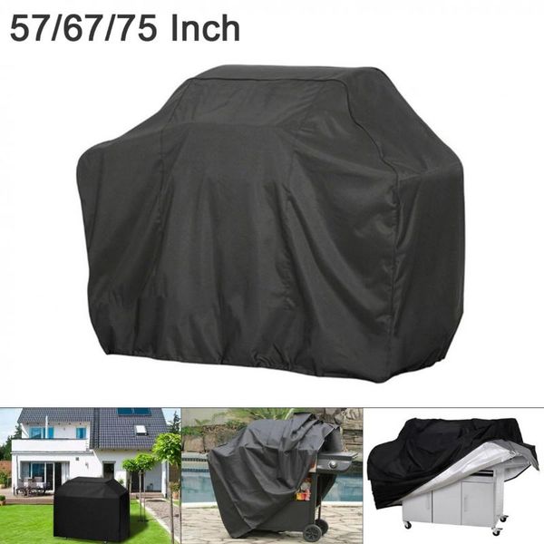 

clothing & wardrobe storage 57 / 67 75 inches 210d oxford fabric black waterproof dustproof outdoor garden bbq grill fire pit cover