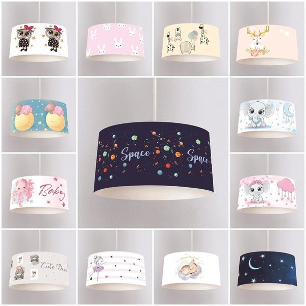 

chandeliers baby teen kids room born pvc fabric covered chandelier night ceiling lamp Ã©clairage d'int Ã©rieur decoracion hogar moderno p