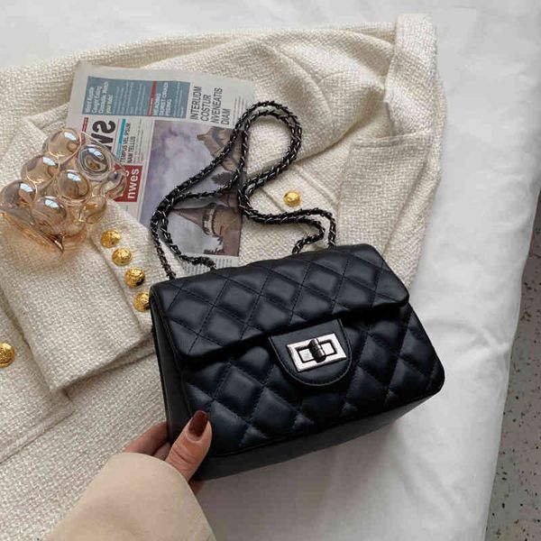 

chain fashion shoulder bag women's 2022 spring new texture niche design messenger underarm