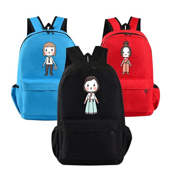 

backpack mini people fashion men multifunction waterproof leisure travel large capacity student school bag