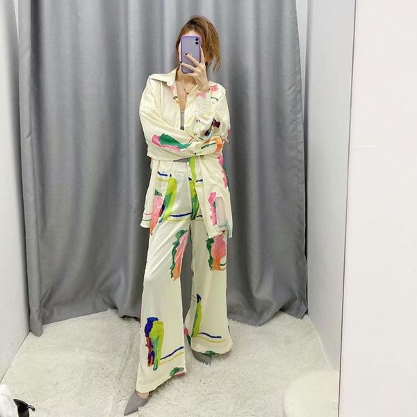 

women's blouses & shirts 2021 spring summer clothing printing large size loose shirt full sleeve women casual clothes crop top, White