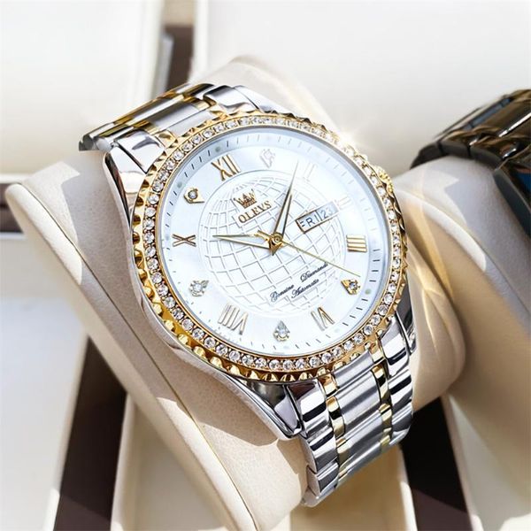 

wristwatches men mechanical waterproof design fashion mens automatic watch stainless steel watches for, Slivery;brown