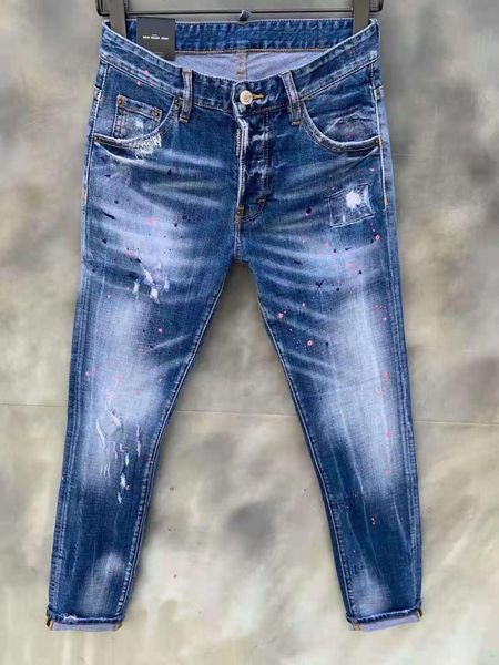 

men's jeans 2021 pencil pants motorcycle party casual streetwear denim, Blue