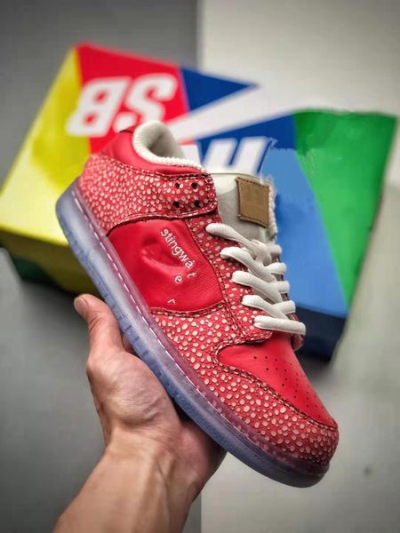 

low-skate shoes stingwater red dunk men women size36-46