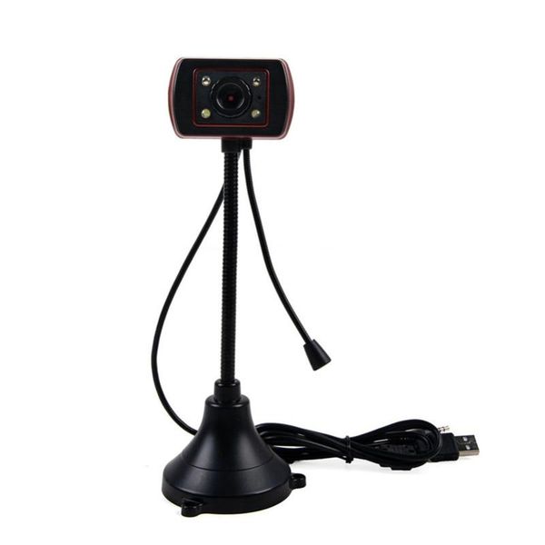 

webcams led hd webcam deskcomputer video usb with microphone night vision camera