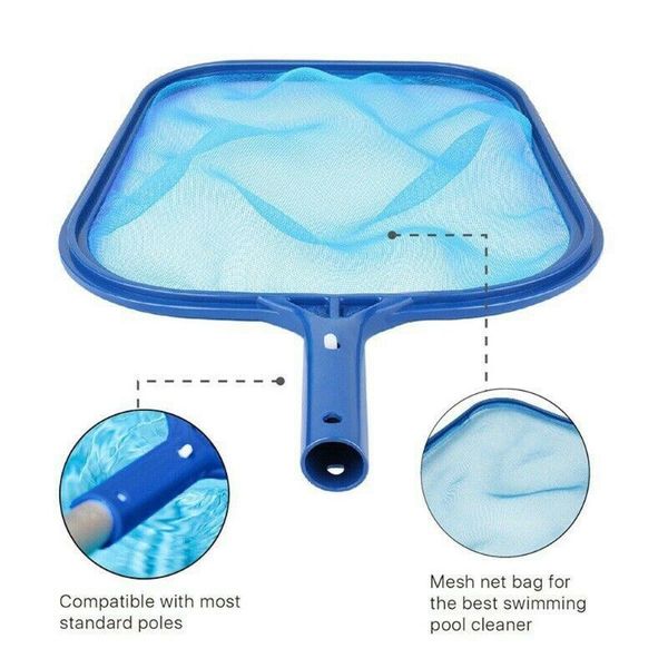 

pool & accessories professional cleaner blue cleaning net tool salvage mesh skimmer leaf catcher bag