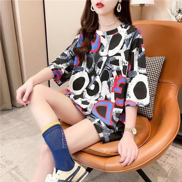 

women's t-shirt 2021 oversized t shirt women summer thin japanese streetwear fashion o neck short sleeve, White