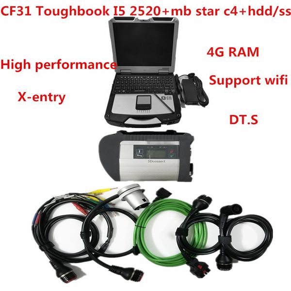 

quality toughbook cf-31 with mb star c4 sd connect diagnostic tool v2021.09 software hdd/ssd support wifi dhl tools
