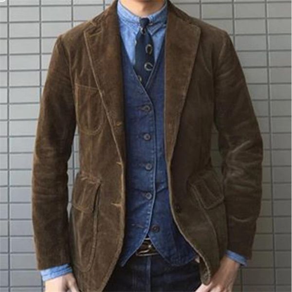 

men's jackets 2021 men winter coat european and american lapel solid color corduroy jacket bomber plus size clothes, Black;brown