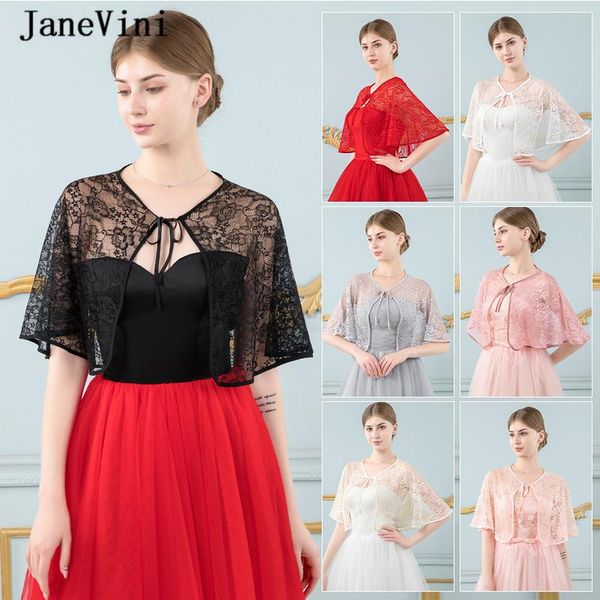 

wraps & jackets janevini fashion white summer lace bridal shawls and up evening bolero shrugs for women wedding cape accessories