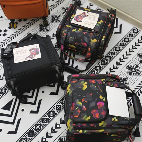 

super 16 inch ultra-quiet trolley suictase bag fashion boarding case travel luggage universal wheel valise suitcases