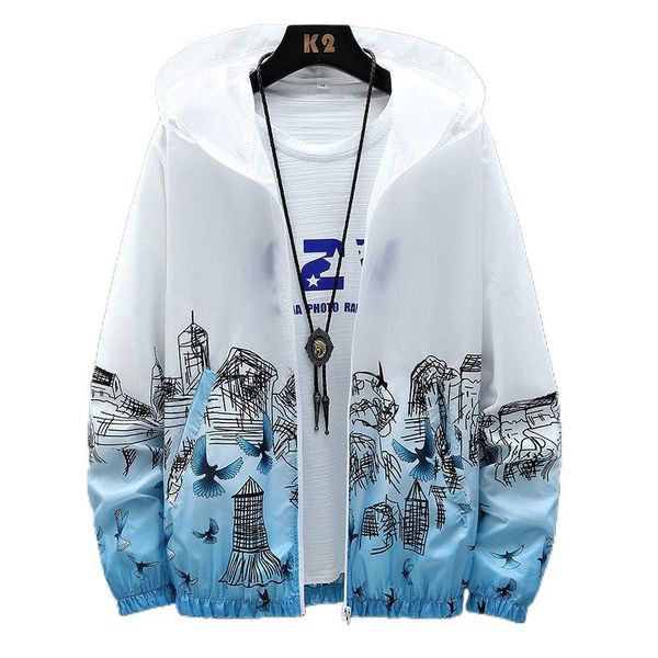 

summer sunscreen men's thin fashion jacket anti ultraviolet ice silk breathable outdoor fishing jackets clothing, Black;brown