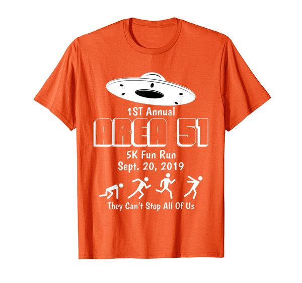 

Storm Area 51 5K Fun Run They Can't Stop Us All Funny Alien T-Shirt, Mainly pictures