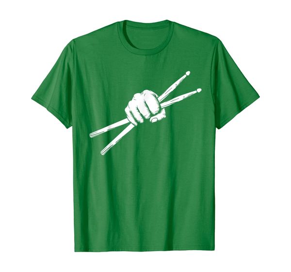 

drumsticks drummer - drumset drums gift t-shirt, White;black