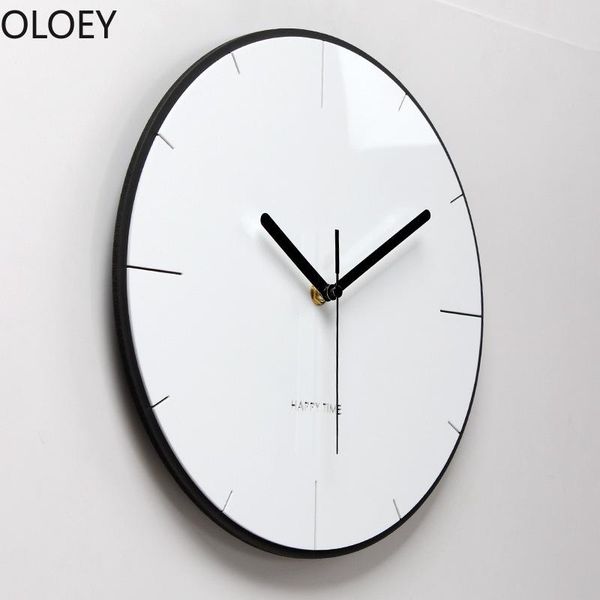 

wall clocks creative nordic clock modern design kitchen simlple large home decor white silent bedroom digital