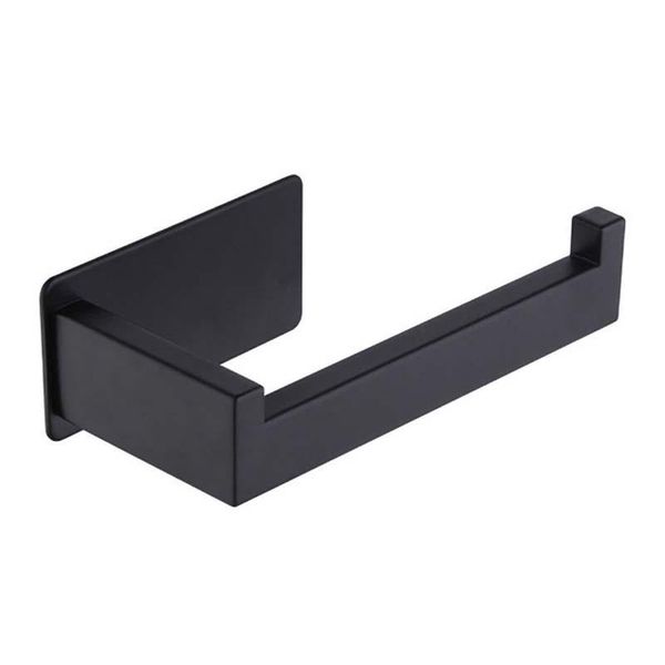 

toilet paper holders holder matte black, tissue roll dispenser and hangers wall mounted for bathroom & kitchen