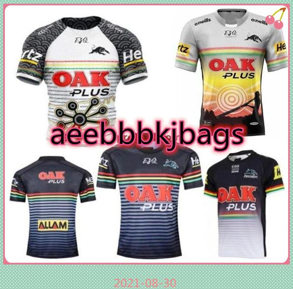 

2021 fashion penrith panthers indigenous jerseys home jersey national league rugby australia n r  shirts size s-3xl, Black;gray