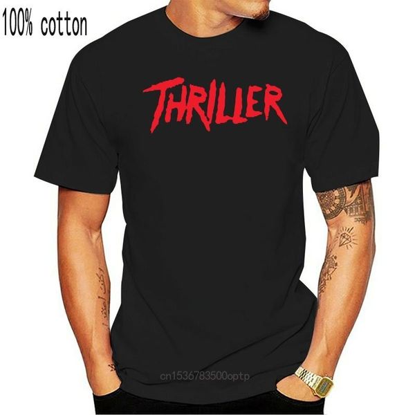 

men's t-shirts mens designer tee shirt 2021 michael jackson there is thriller funny t hip personalized t-shirt cotton simple, White;black