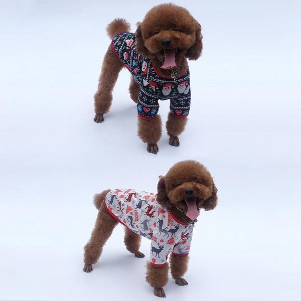

dog apparel soft puppy dogs t-shirt clothes pet cotton for winter christmas vest shirt chihuahua casual outfit
