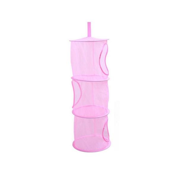 

storage boxes & bins hanging mesh space saver bags organizer 3 compartments basket for kids room )