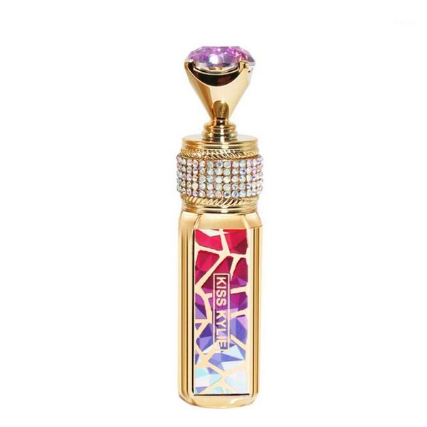 

geometric diamond lipstick moisturize long lasting not easy to fade stick cup vivid colorful waterproof1