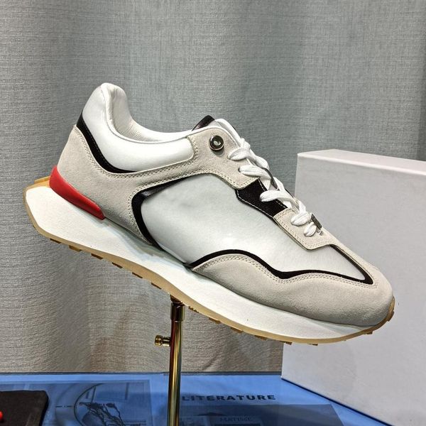 

man genuine leather giv runner casual shoe vintage luxurys designer height increase platform calfskin sneaker classic embroidery trainer jog, Black