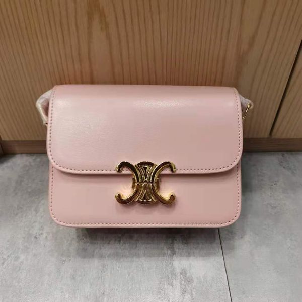 

2021 new star same triumphal box tofu single shoulder buckle small square bag