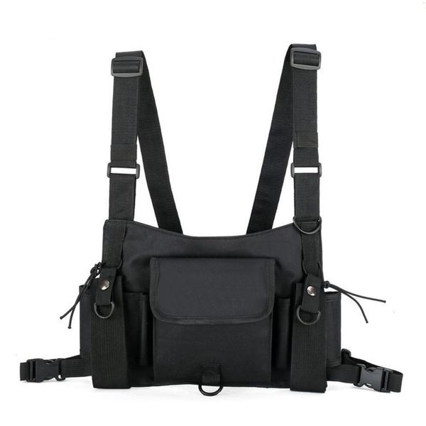 

fashion chest rig waist bag hip hop streetwear functional tactical chest bag cross shoulder bags women vest streetwear pack