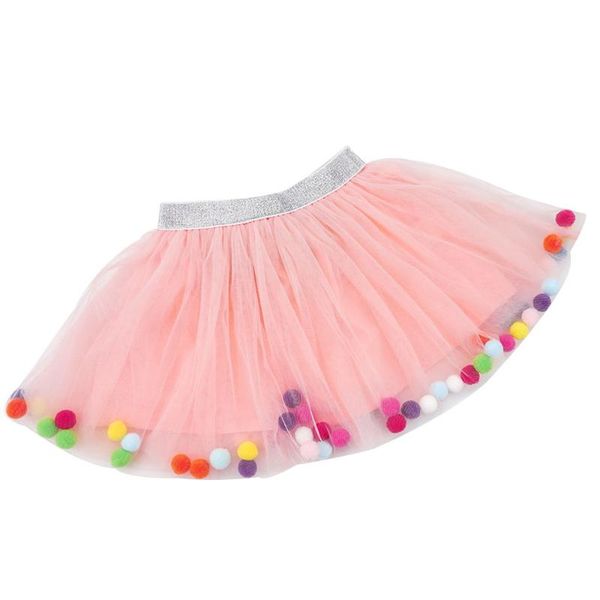 

skirts summer girl casual tutu for girls skirt kids princess tulle soild color lovely ball gown children clothingd20, Blue