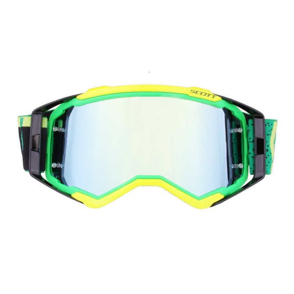 

scott equipped with mountain bike off-road motorcycle goggl racing helmet, White;black