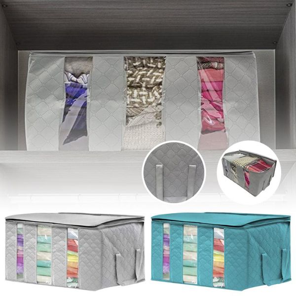 

clothing & wardrobe storage 61x33x31cm upadated extra large foldable portable clothes organizer tidy pouch suitcase home box quilt