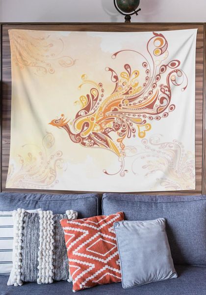

tapestries abstract bird wall tapestry , hanging, tapestry, ethnic art, bedroom room decor