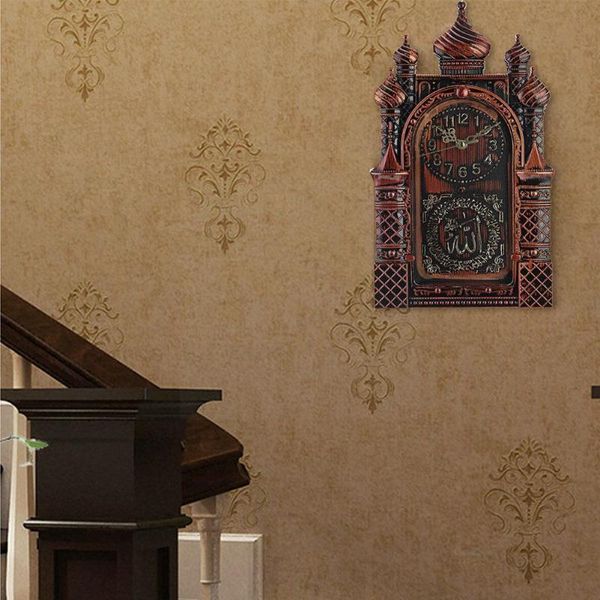 

wall clocks islamic hanging muslim prayer arabic home clock ramadan decoration room vintage gift mosque b6p7