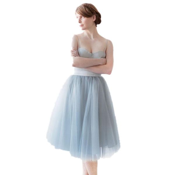 

skirts tulle skirt ribbons waist a line knee length tutu custom made women, Black