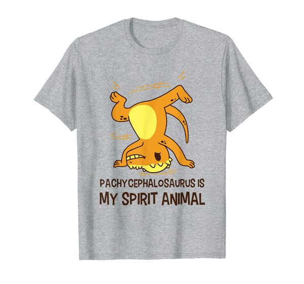 

pachycephalosaurus is my spirit animal t-shirt dinosaur tee, White;black