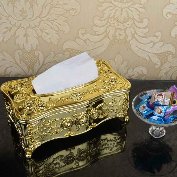 

tissue boxes & napkins classical box cover vintage rectangle flower canister storage napkin case holder for el home crafts