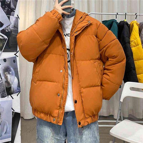 

men's and women's hooded et, winter warm coat, casual, tight, student wear, new fashion, 2021, Black